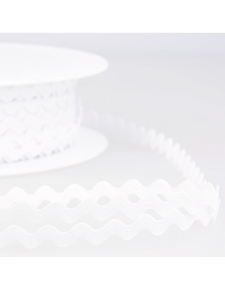 Serpentina - Croché 8 mm - Branco