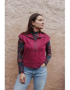 Padrão de colete sem mangas - Fika - Lise Tailor