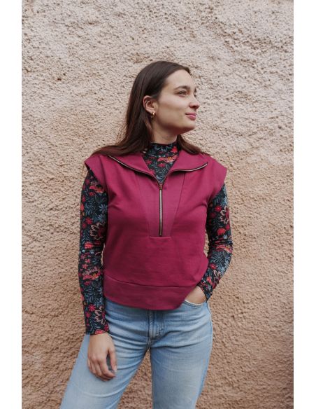 Padrão de colete sem mangas - Fika - Lise Tailor