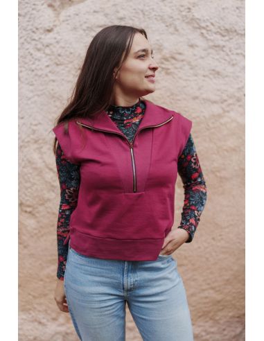 Padrão de colete sem mangas - Fika - Lise Tailor