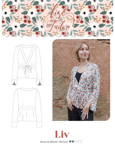 Molde de blusa - Liv - Lise Tailor
