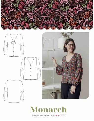 Molde de blusa - Monarch - Lise Tailor