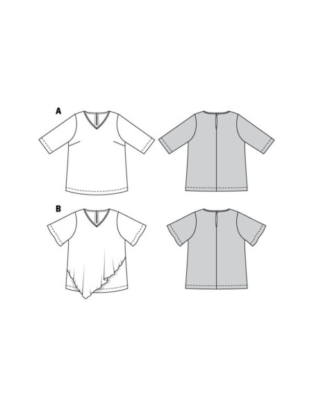 Molde de t-shirt - Burda 6307