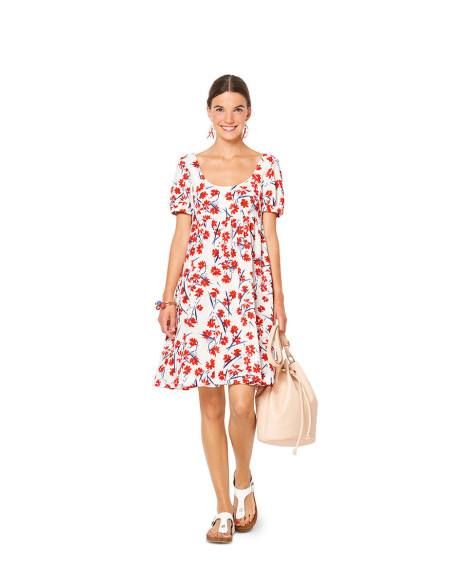 Molde de vestido - Burda 6312