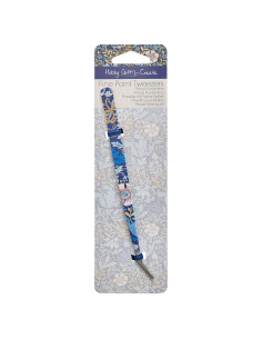 Pinça de bordado para overloque 15 cm - Coleção flores azuis