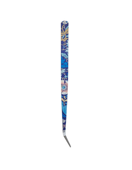 Pinça para overlock 15 cm - Coleção flores azuis