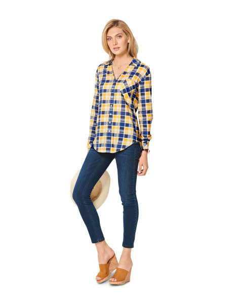 Molde de blusa - Burda 6326