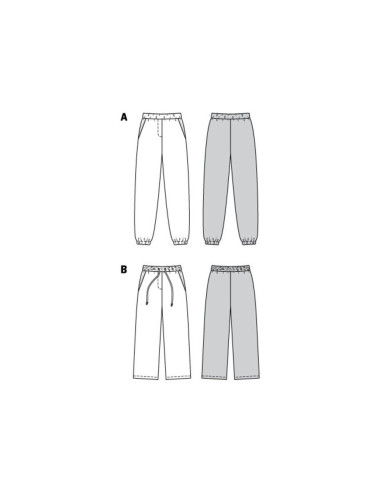 Molde de calça - Burda 6333