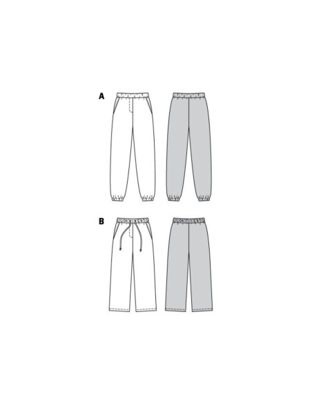 Molde de calça - Burda 6333