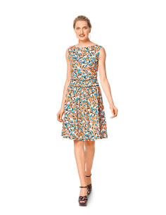 Molde de vestido - Burda 6339 2