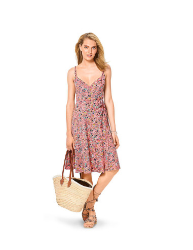 Molde de vestido - Burda 6344