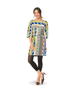 Molde de vestido - Burda 6345 2