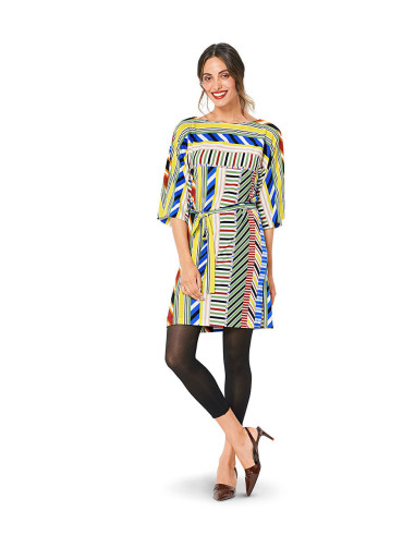 Molde de vestido - Burda 6345