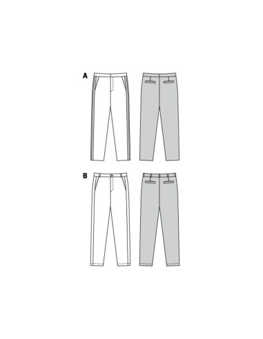 Molde de calça - Burda 6350
