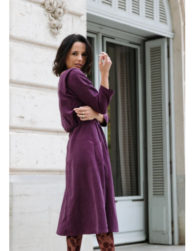 Padrão de vestido Notte - Maison Fauve