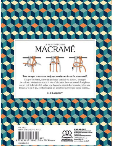 Livro o pequeno manual do macramê