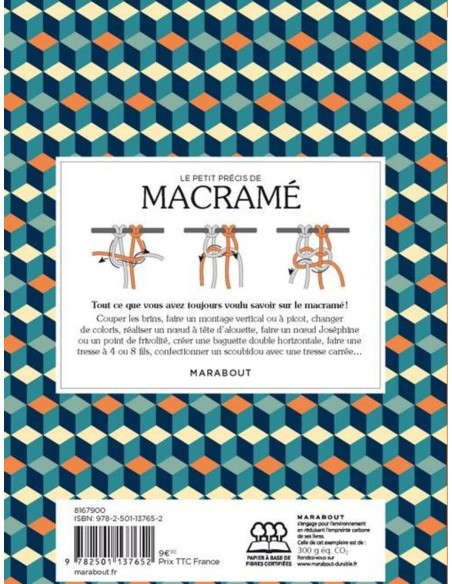 Livro o pequeno manual do macramê