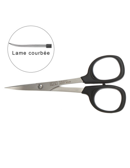 Tesoura de bordado curva Kaï 10 cm
