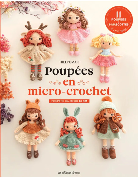 Livro de bonecas em micro-croché