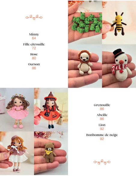 Livro de bonecas em micro-croché