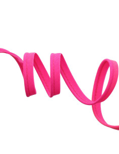 Pesponto todo em tecido 10 mm - Rosa fluorescente