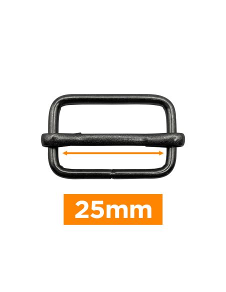Fivela deslizante premium - Cano de espingarda 25 mm