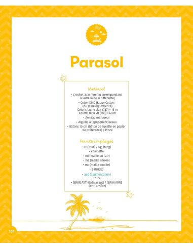 Livro amigurumis de férias na praia e na floresta