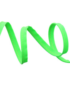Pesponto todo em tecido 10 mm - Verde fluorescente