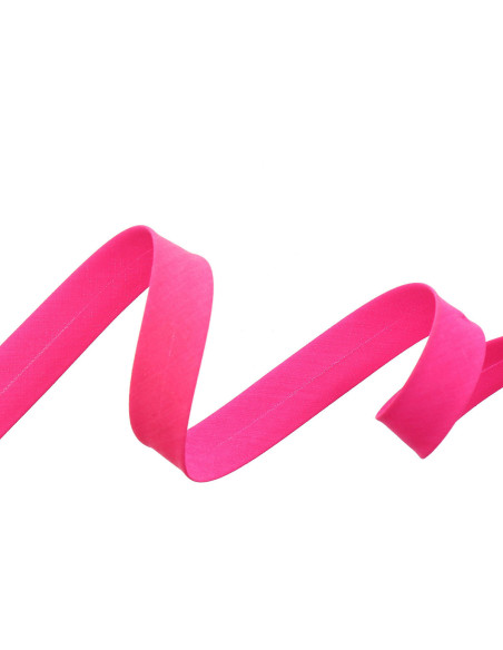Viés todo têxtil - Rosa fluorescente