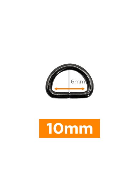 Anel em D premium - Cano de espingarda 10 mm