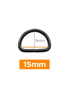 Anel em D premium - Cano de fuzil 15 mm