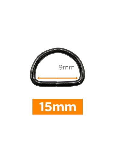 Anel em D premium - Cano de fuzil 15 mm