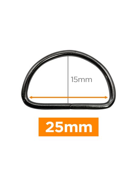 Anel em D premium - Canhão de fuzil 25 mm