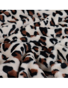 Tecido fofinho - Leopardo 2