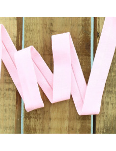 Viés de jersey de algodão - Rosa bebê