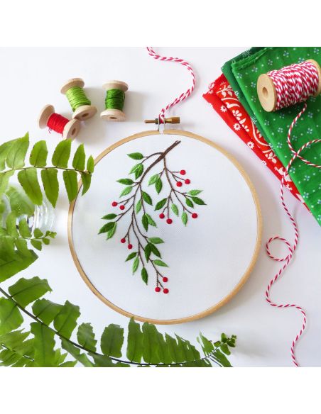 Kit de bordado Tamar Nahir-Yanai - Azevinho