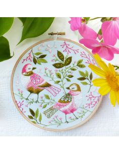 Kit de bordado Tamar Nahir-Yanai - Lovebirds