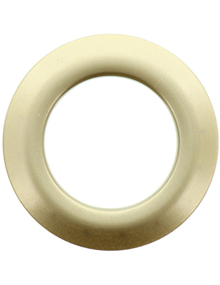 Conjunto de 8 ilhós para cortinas Ø44 mm - Acetinado - Bege dourado