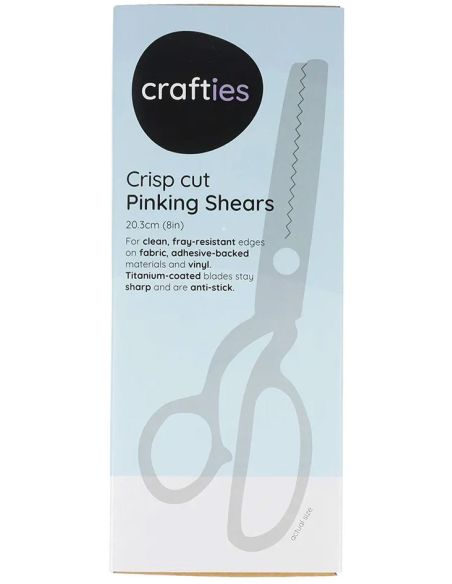 Tesoura de picotar Crafties 20 cm