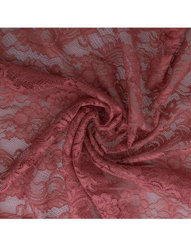 Tecido rendado Natasha - Rosa antigo
