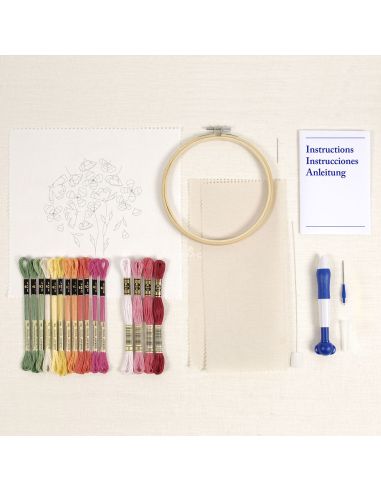 Kit punch needle - Papoulas primaveris