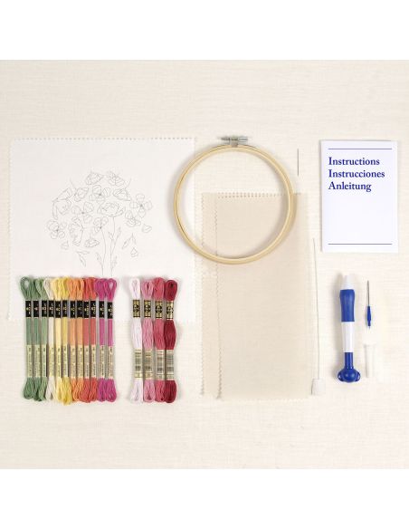 Kit punch needle - Papoulas primaveris