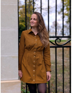 Molde de vestido camisa Malonne - Anna Rose patterns