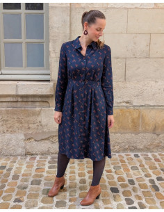 Molde de vestido camisa Malonne - Anna Rose patterns 2