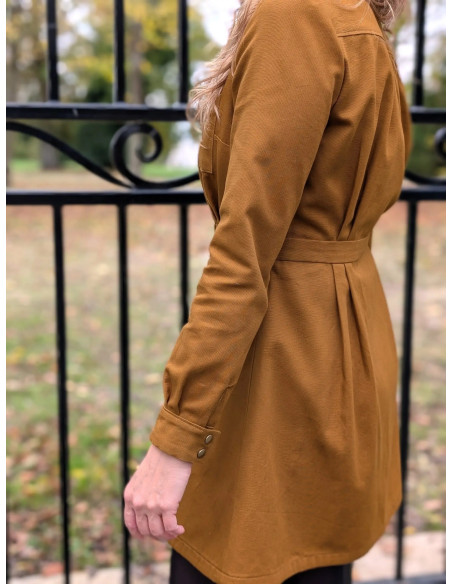 Molde de vestido camisa Malonne - Anna Rose patterns