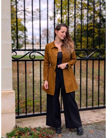 Molde de vestido camisa Malonne - Anna Rose patterns