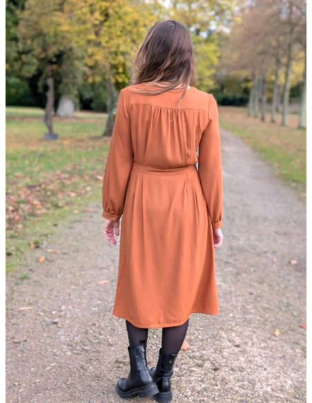 Molde de vestido camisa Malonne - Anna Rose patterns