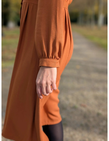 Molde de vestido camisa Malonne - Anna Rose patterns