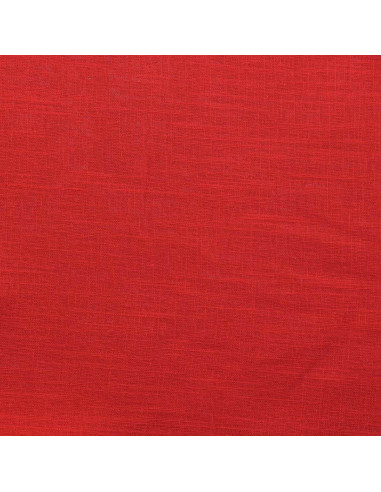 Tecido linho viscose - Vermelho