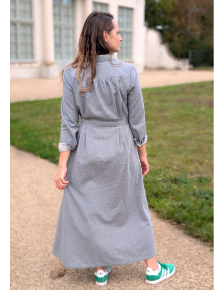 Molde de vestido camisa Malonne - Anna Rose patterns